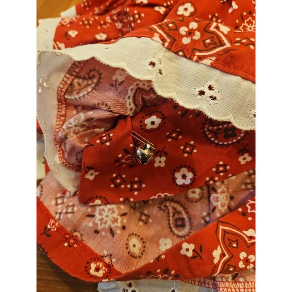 Paulyne Of Arizona Vintage Girls Cowgirl Dress Pearl Snap Buttons And Bottoms - Picture 12 of 12